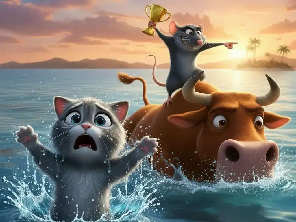 Leyenda de la Gran Carrera del Horóscopo Chino, la rata traicionó al gato